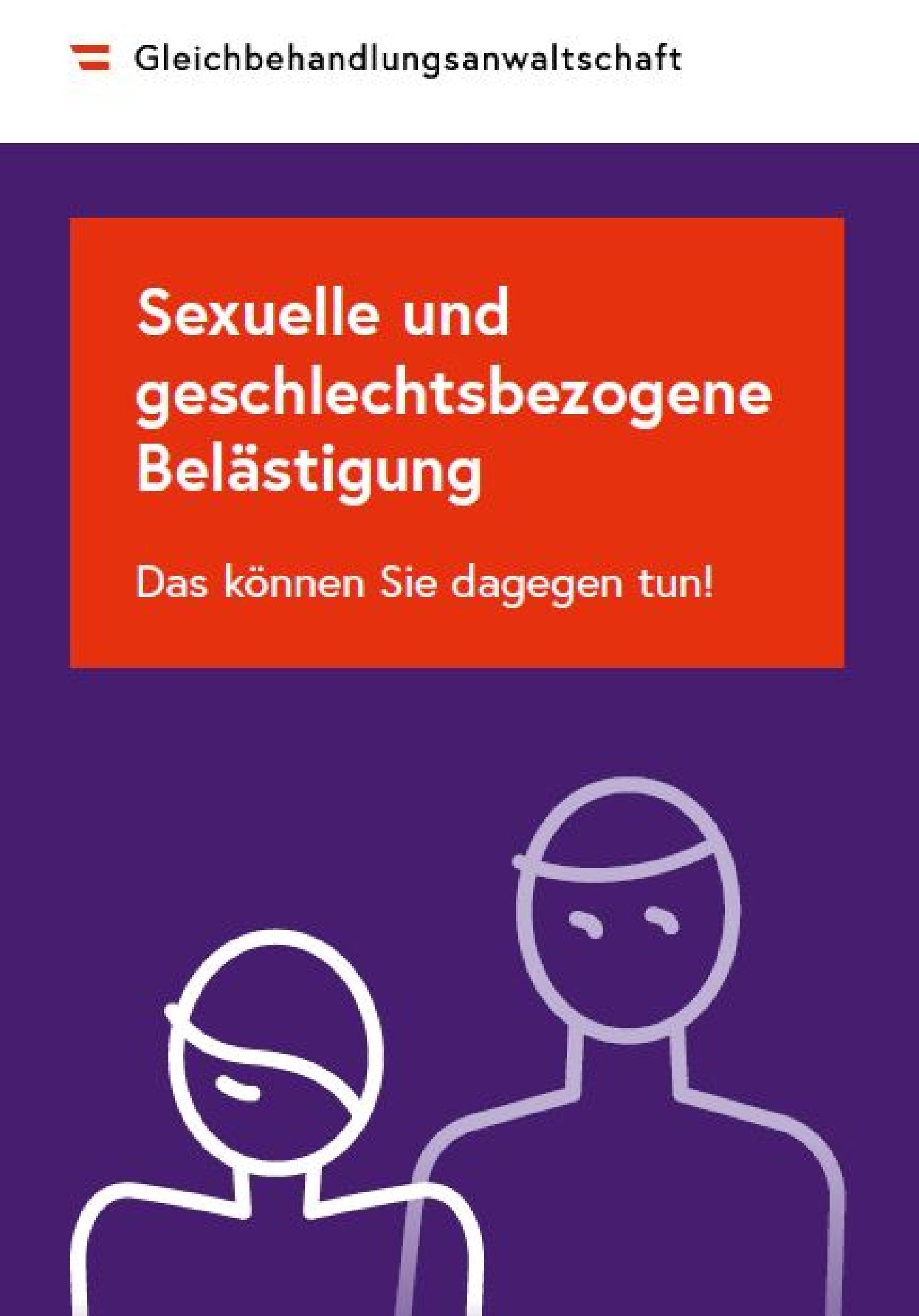 Sexuelle Belästigung Gleichbehandlungsanwaltschaft